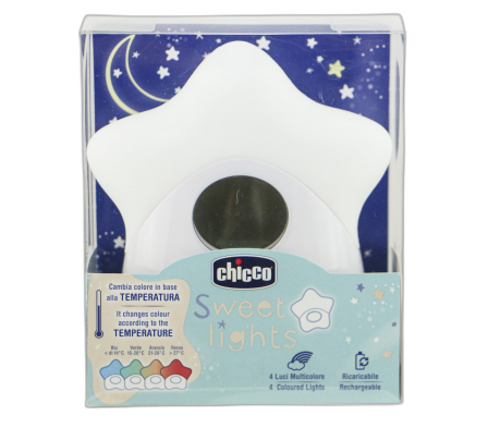 Chicco Luz Nocturna Estrella Con Termometro