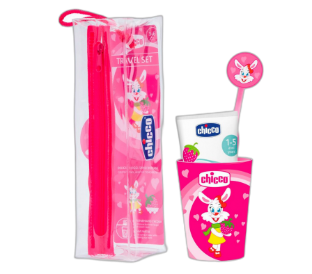 Chicco Set Cuidado Bocal 3-6 años Rosa 