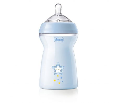 Chicco Biberon Natural Feeling Azul 6M+ 330ml