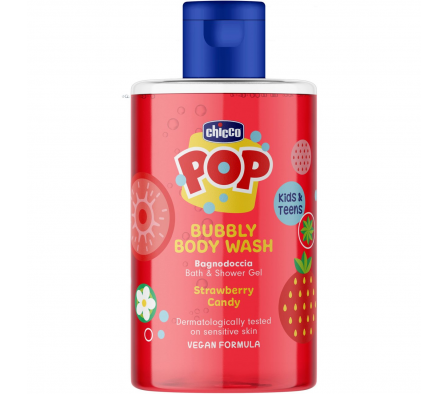 Chicco POP Gel de Baño Frutilla 300ml 