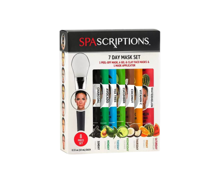 Spascriptions Set 7 Mascaras Faciales + Aplicador 