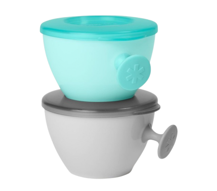 Skip Hop Cuencos Gris/Verde Azulado