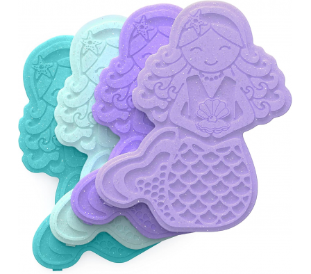 Bentgo Pack de 4 Hielo Reutilizable Sirena