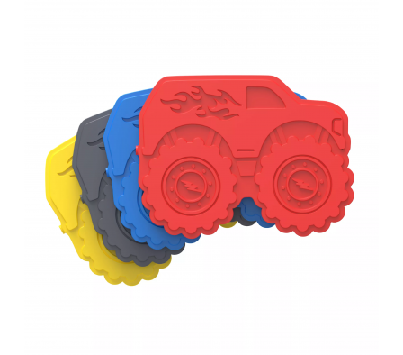 Bentgo Pack de 4 Hielo Reutilizable Camiones