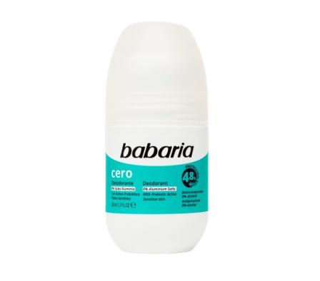 Babaria Desodorante Invisible Antimanchas + B3 50m