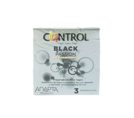 Preservativos Adapta Black X 3 Unidades