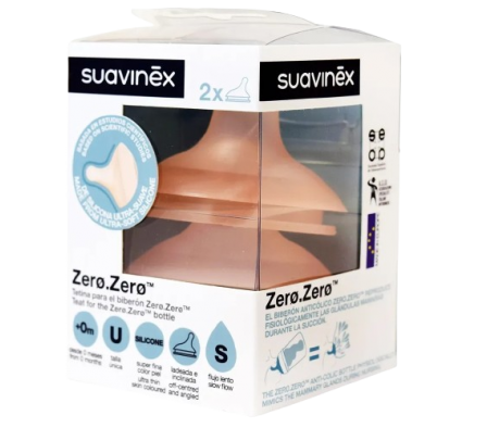 Suavinex Tetina Anticólicos ZERO ZERO Flujo Lento