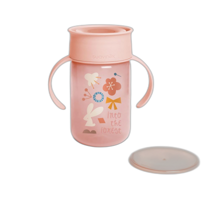 Vaso de Entrenamiento 360ml +12M Rosa 