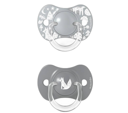 Suavinex Chupetes Fisiologicos Zorro Gris 6-18M