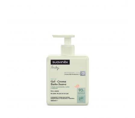 Suavinex Gel Crema Baño Suave +0M 500ml