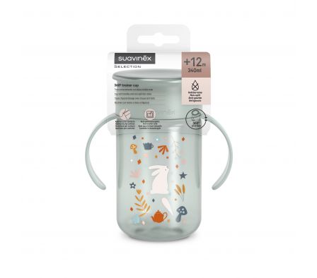 Suavinex Vaso 360 Wonderland Verde 340ml
