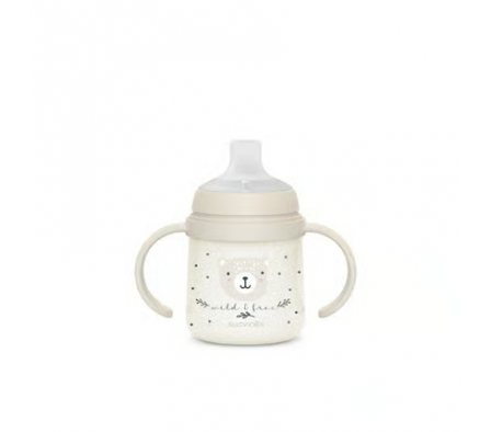 Suavinex Biberon c/ Asa 6m+ Night Wild Beige 150ml