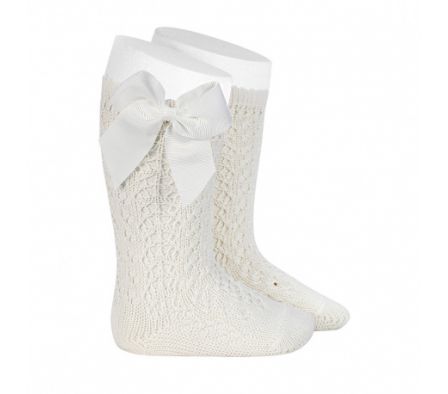 Condor Media Alta Perle Calada c/Lazo 18/24M Nata