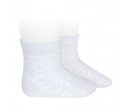Condor Medias Cortas Perle Blanco 18 a 24 meses