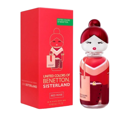 Benneton Perfume Sisterland Red Rose 80ml 