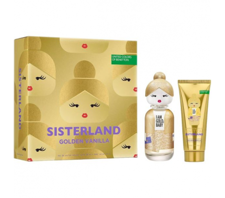 Benetton Sisterland Gold EDP 80ml + Body Lotion 75