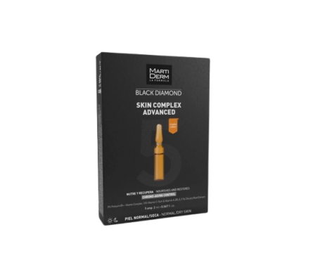 MartiDerm Black Diamond Skin Complex 5 Ampollas 