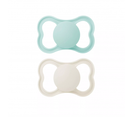 Mam Chupete Air Matte 16+ Celeste y Blanco