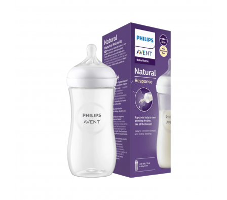 Avent Biberon Natural Response Transparente 330ml