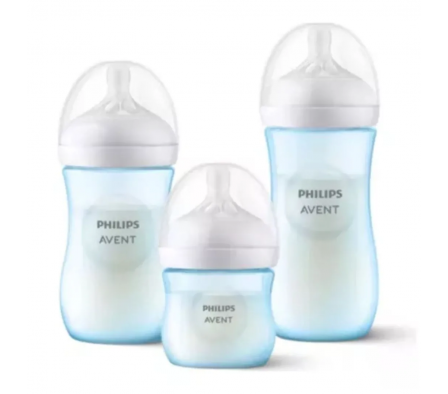 Avent Set 3 Biberones Natural Response Azul