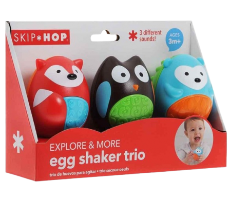 Skip Hop Trío Sonajeros Buho