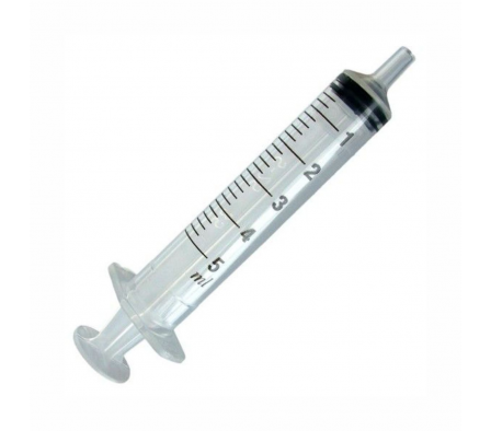 Jeringa 5ml Rosca 21gr x1 1/2