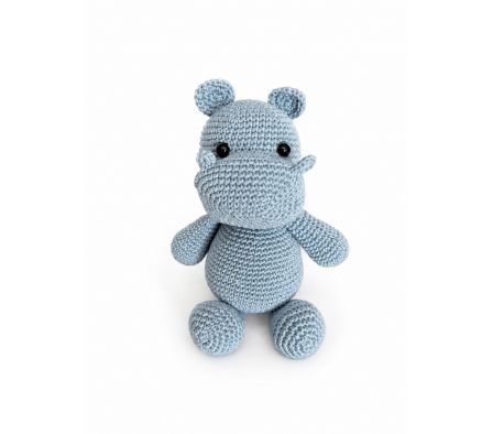 HI Amigurumi Hipopotamo Azul